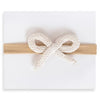 Adora Baby Headband - Mini Crochet Cream Bow