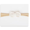 Adora Baby Headband - Petite Crochet Cream Bow