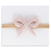 Adora Baby Headband - Mini Crochet Pale Blush Bow