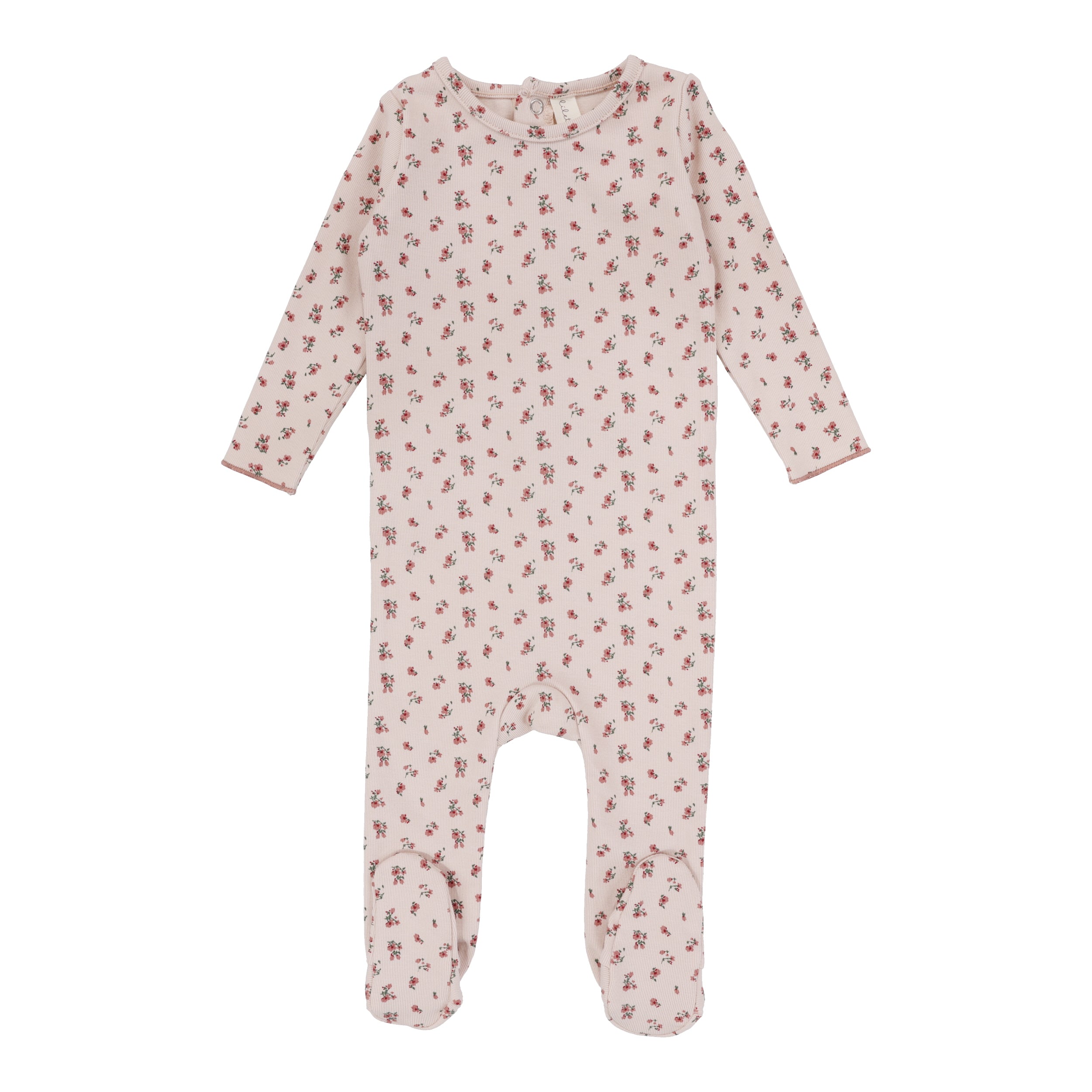Lilette Vintage Floral Footie - Pink Lilette Vintage Floral Footie - Pink