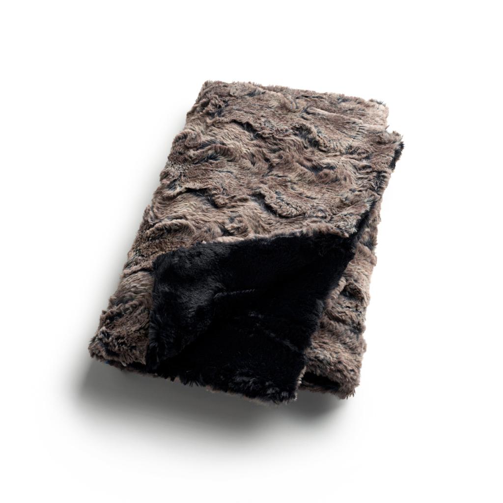 Zandino Oliver Walnut Furry Blanket Infantinibaby