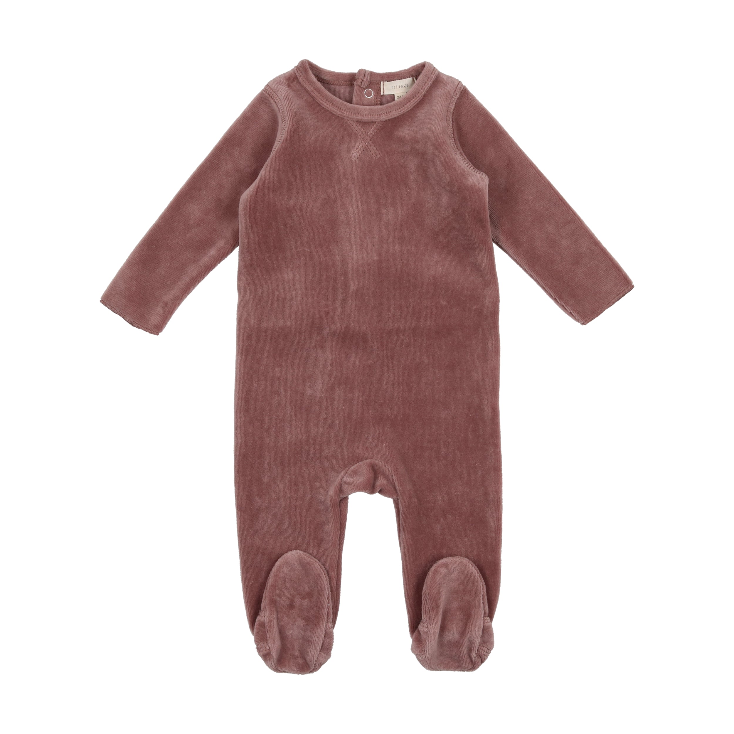 Lil Legs Velour Shabbos Robe - Short - Brown main image 0