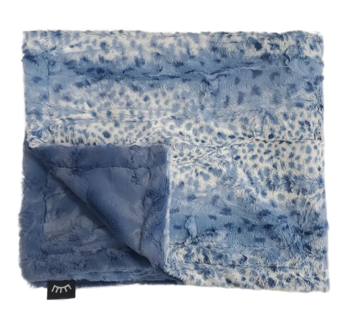 Winx + Blinx Cibirian Sky Cobalt Furry Blanket
