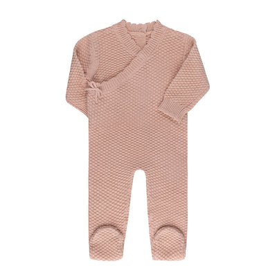 Looms by Ely's & Co. Moss Knit Collection Pink Three Piece Set