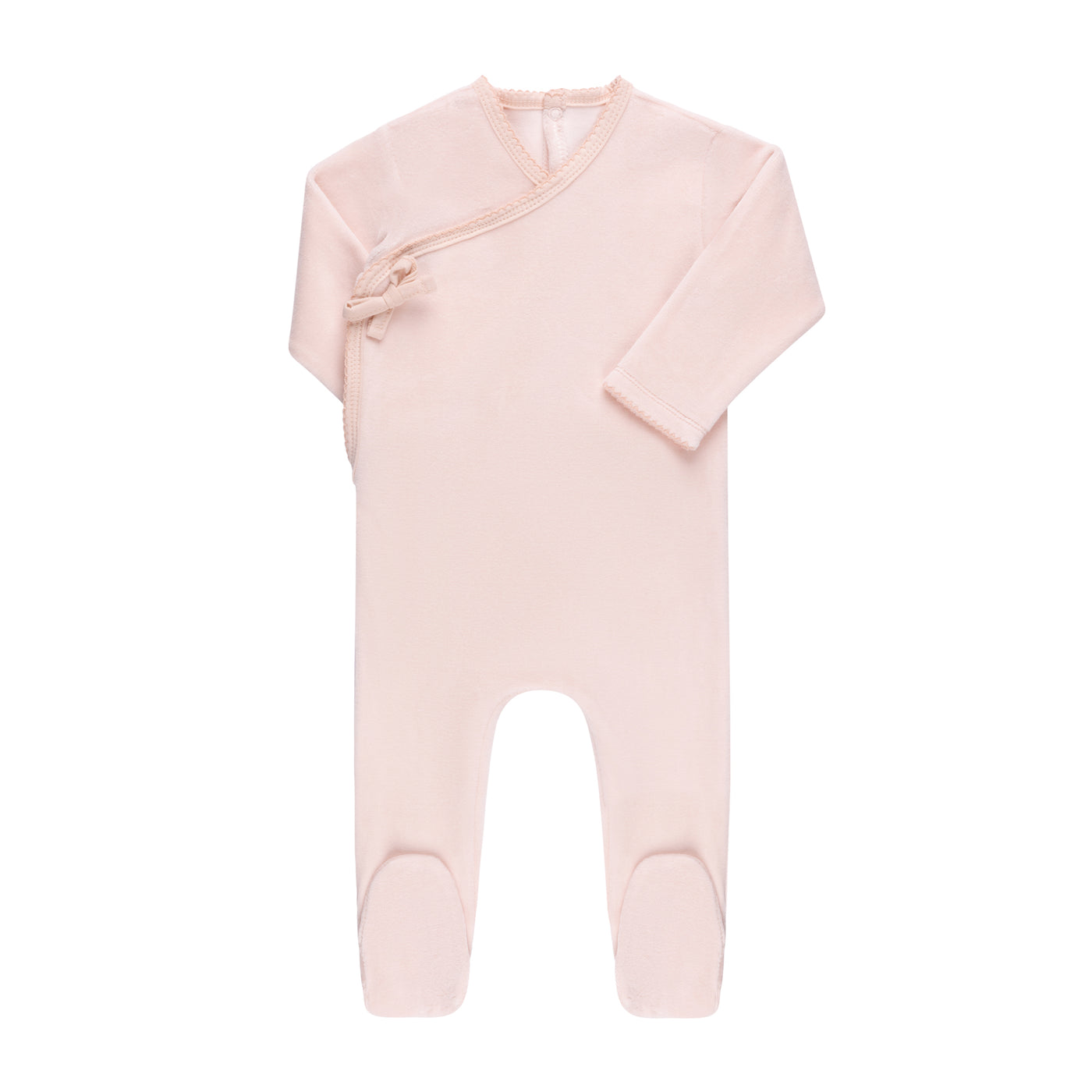 Ely's & Co. Kimono Collection Baby Pink Velour Five Piece Set