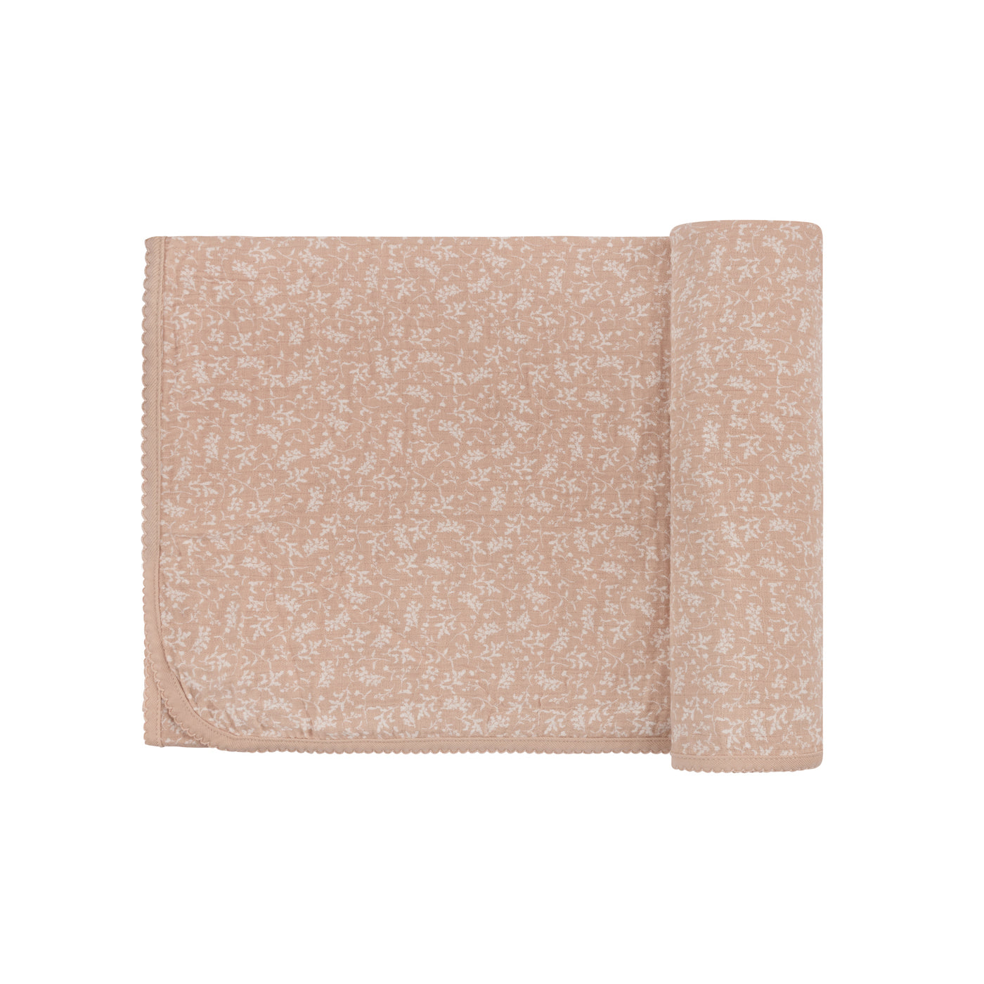 Ely's & Co. Vine Collection Pink Cotton Three Piece Set