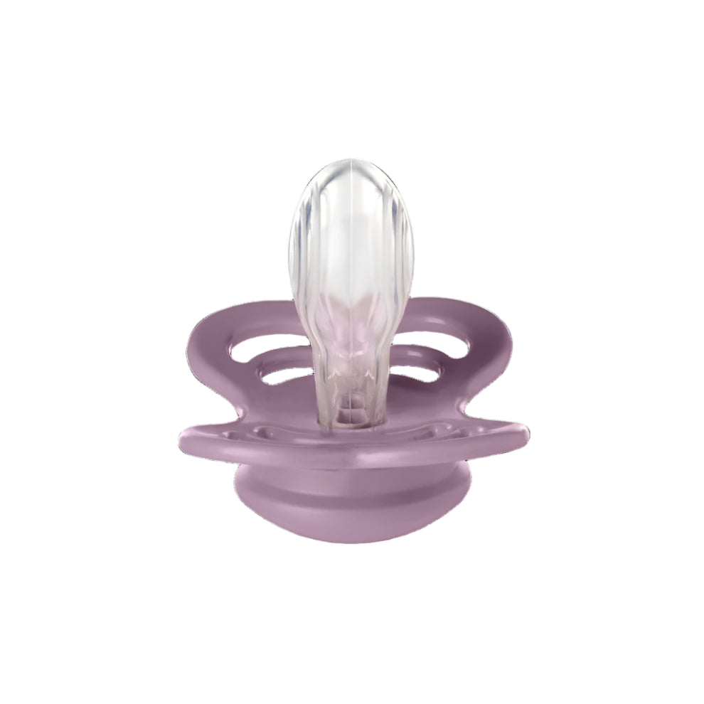Bibs Symmetrical Silicone Mauve Supreme Pacifier