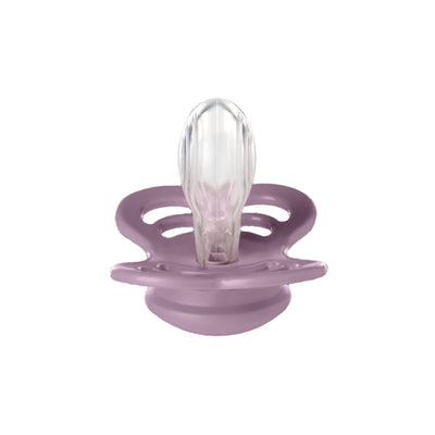 Bibs Symmetrical Silicone Mauve Supreme Pacifier