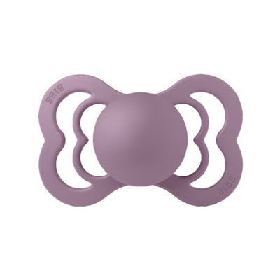 Bibs Symmetrical Silicone Mauve Supreme Pacifier