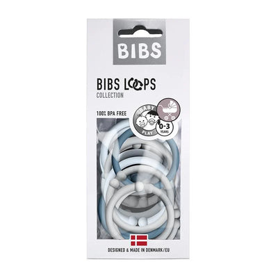 Bibs Loops 12 Pack Blush/Woodchuck/Ivory Teether Toy