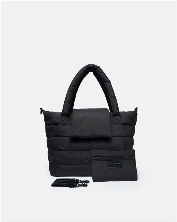 7AM Enfante Capri Crossbody Tote Diaper Bag - Black