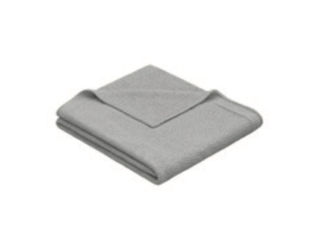 Mini Pocket Basic Knit Gray Blanket