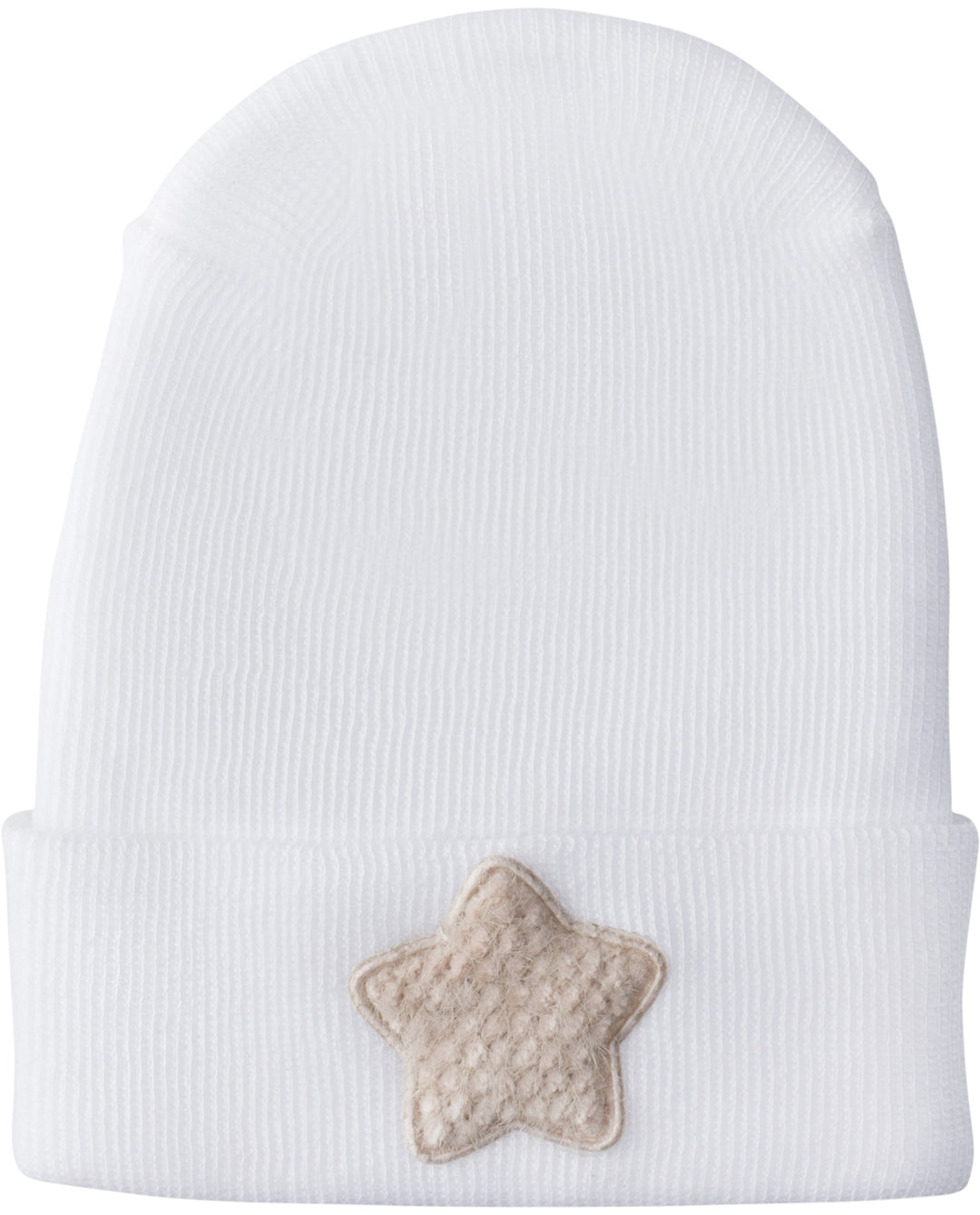 Adora Hospital Hat With Fuzzy Tan Star Adora Hospital Hat With Fuzzy Tan Star