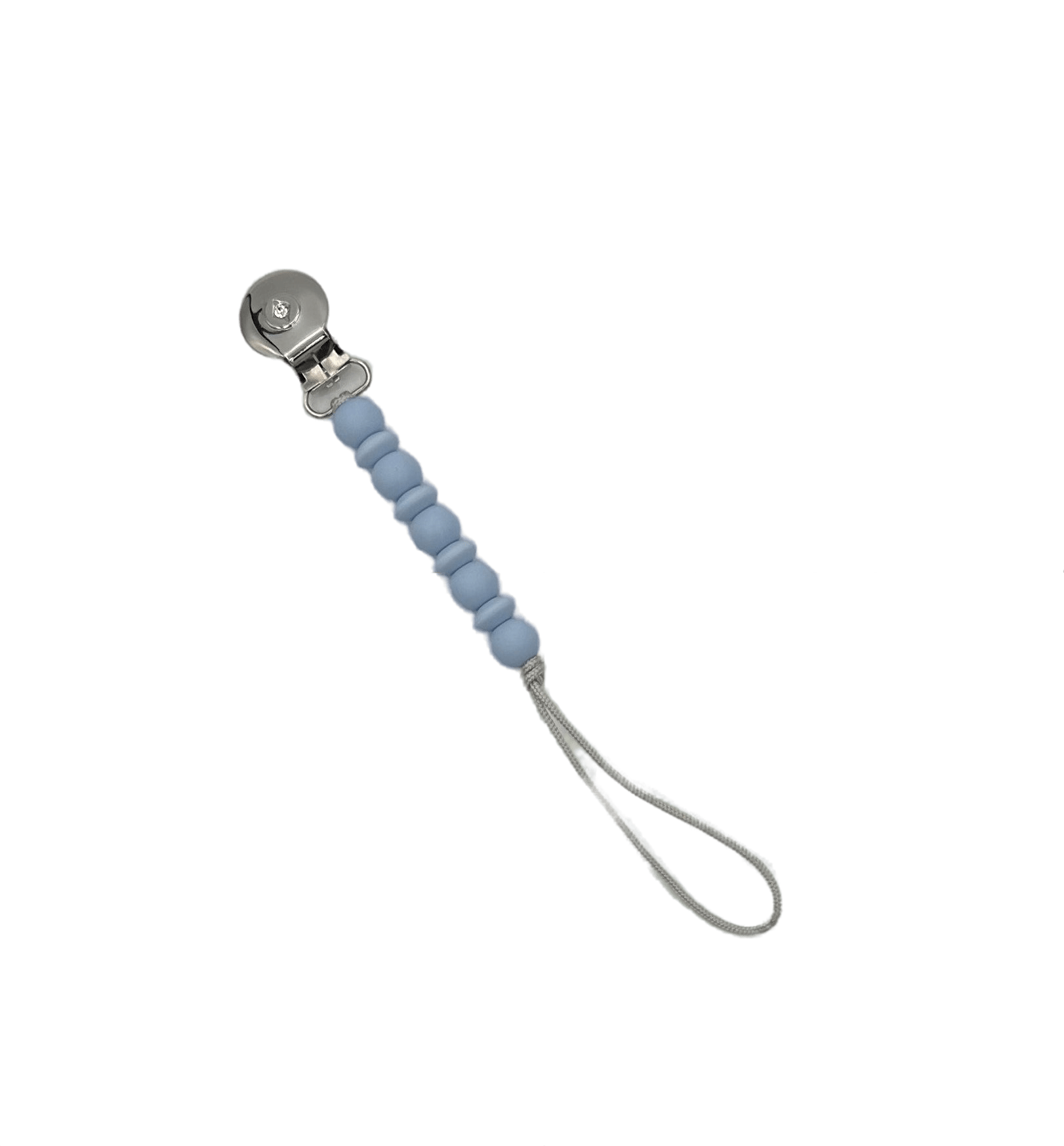 Crystal Dreams Basic Silicone Pacifier Clip - Light Blue – Infantinibaby