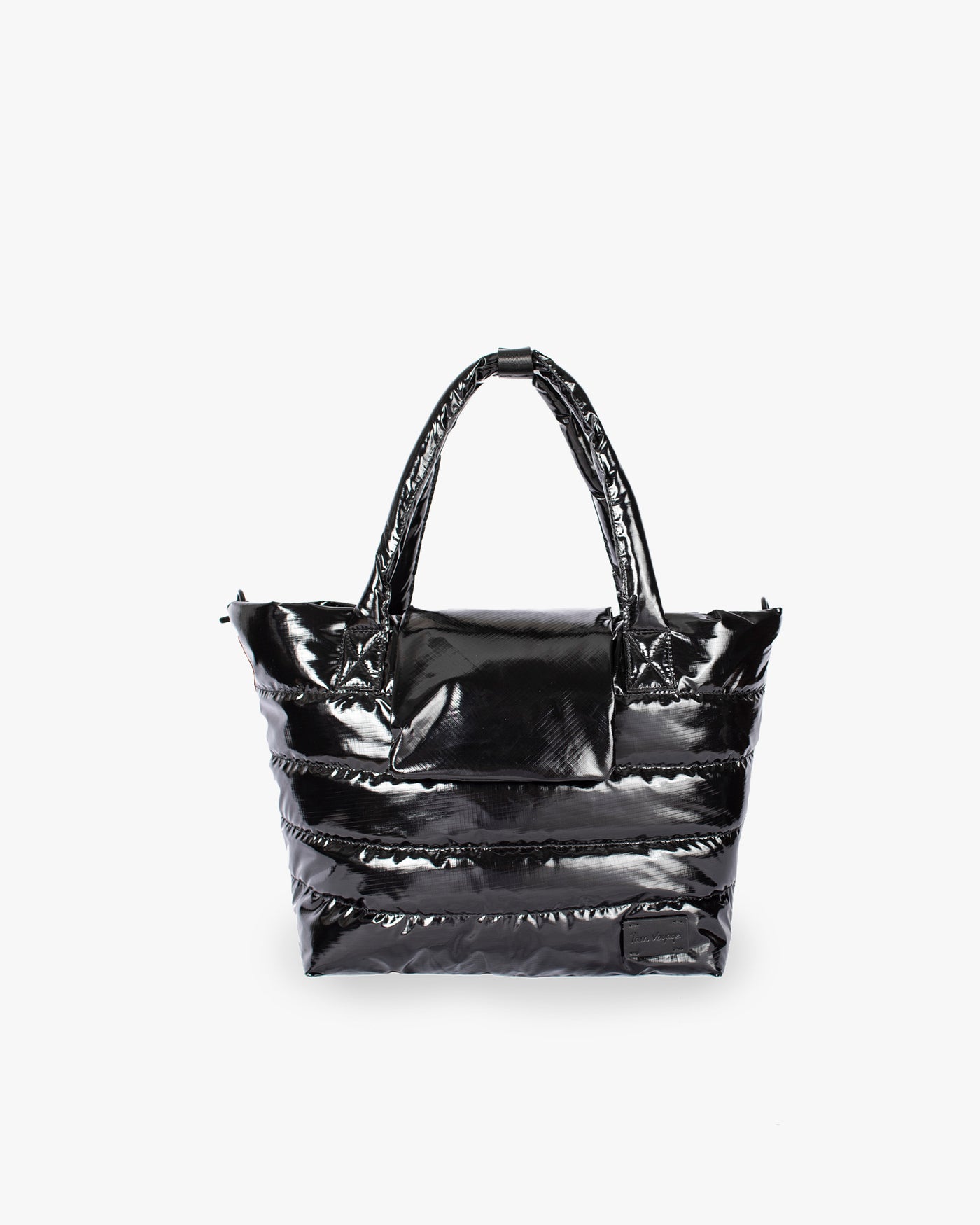 7AM Enfante Capri Diaper Tote - Black Polar