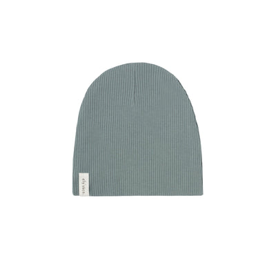 Ely's & Co. Ribbed Solid Collection Ocean Blue Footie with Beanie