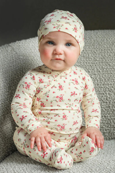 Adee Winter Roses Cotton Three Piece Set