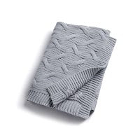 Zandino Sarah Blue Knit Blanket