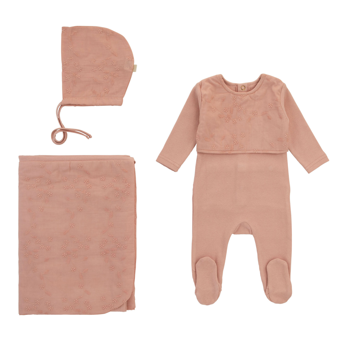 Cadeau Little Elegance Mauve Three Piece Set