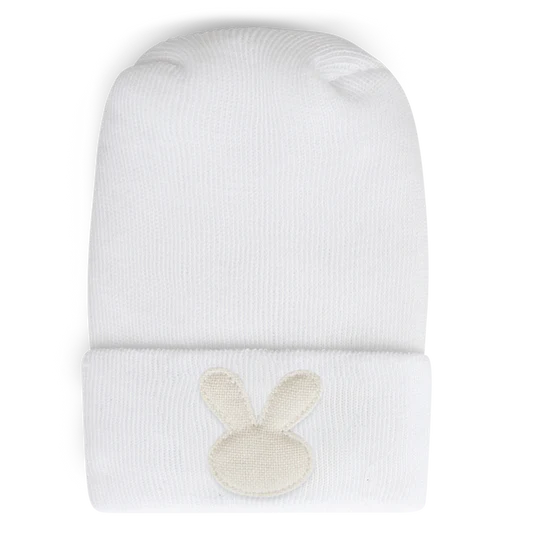 Adora Hospital Hat - Linen Ivory Bunny