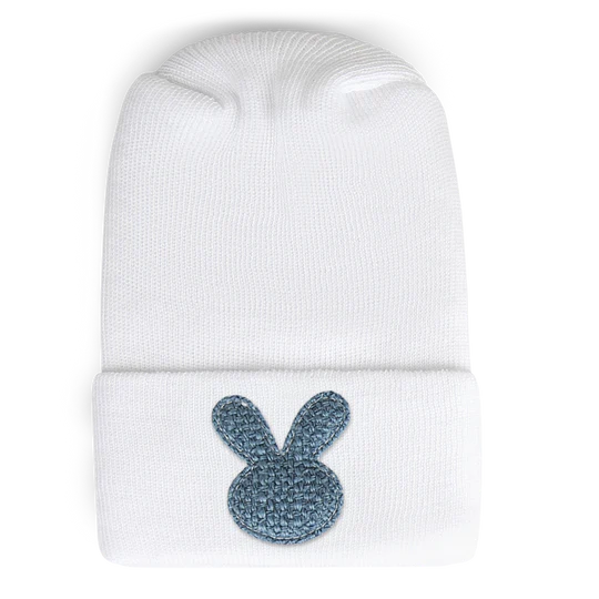 Adora Hospital Hat - Weave Denim Bunny