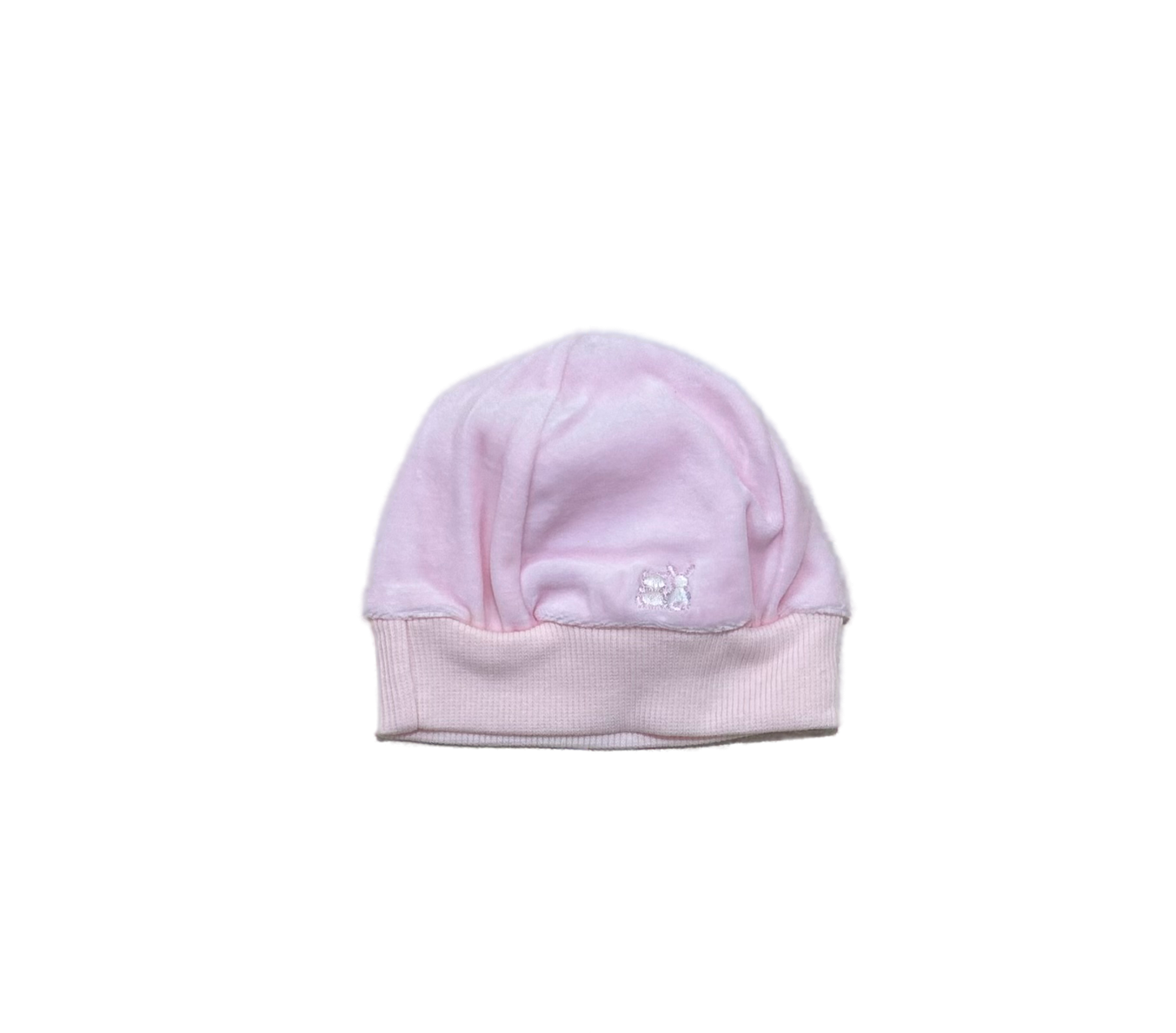 Emile et Rose Pink Velour Beanie