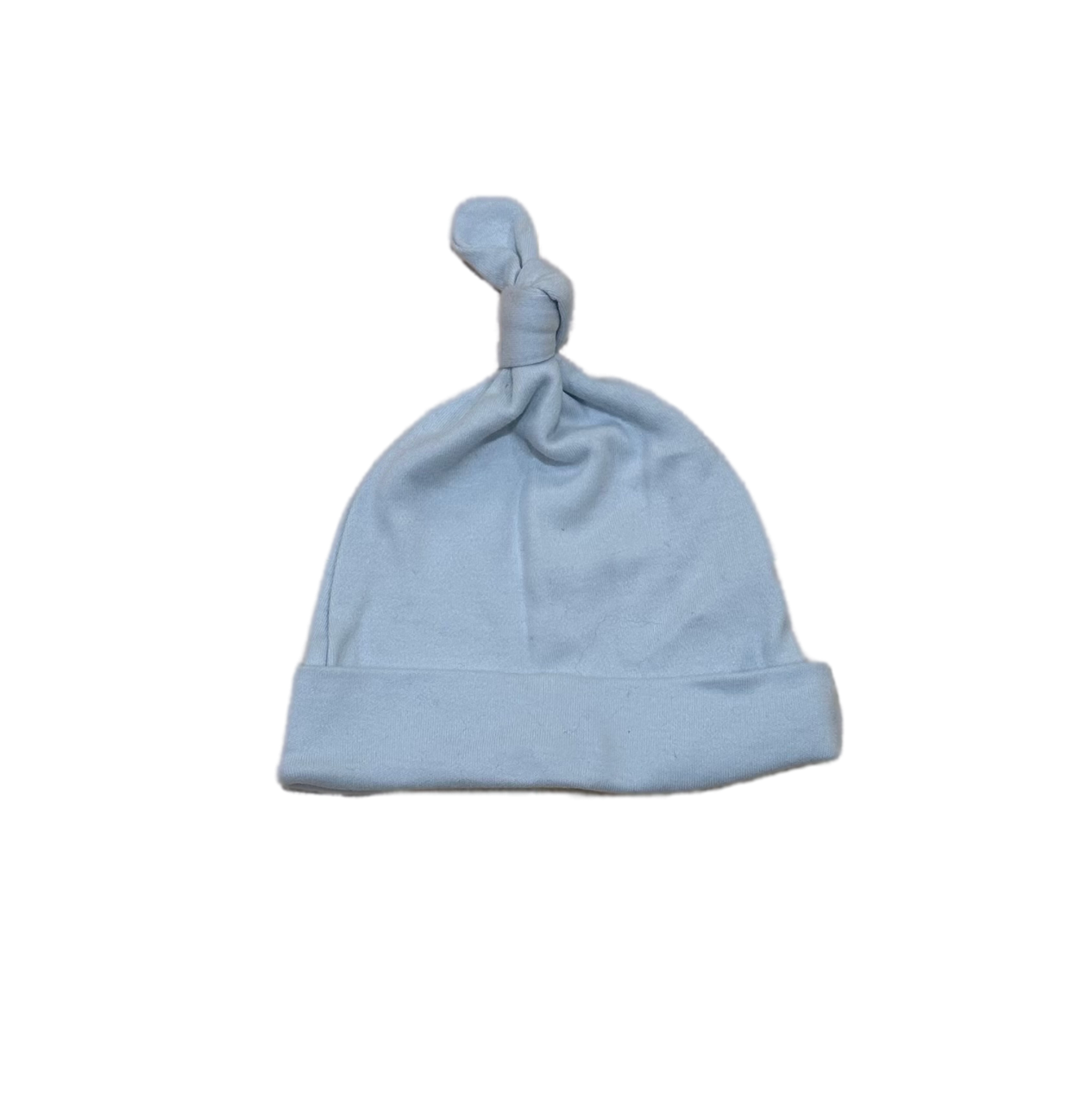 Baby Jay Blue Cotton Knot Hat