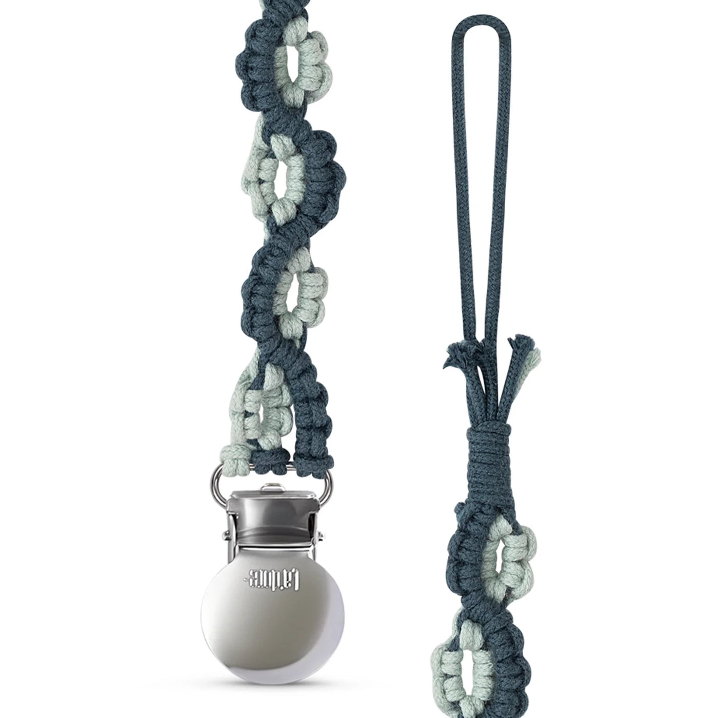 Adora Lilly Denim Pacifier Clip