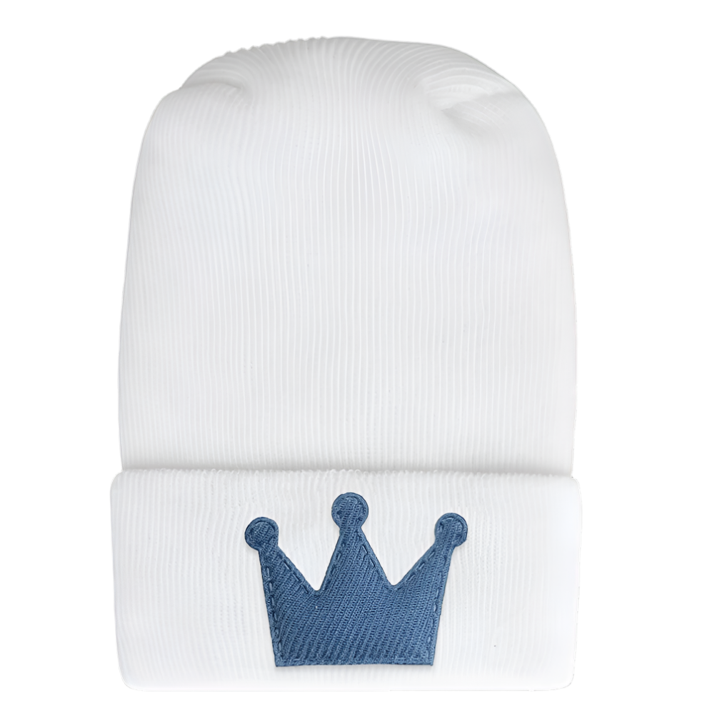 Adora Hospital Hat - Linen Denim Crown