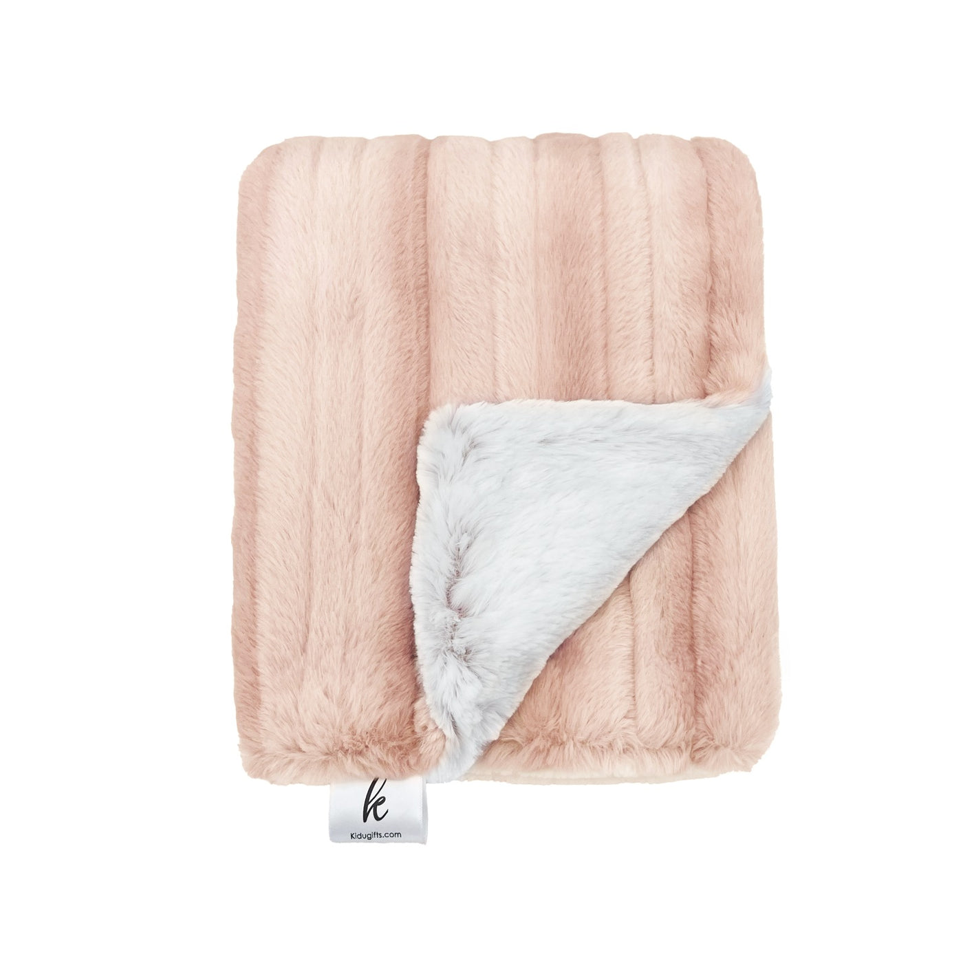 Kidu Wave Pink Furry Blanket