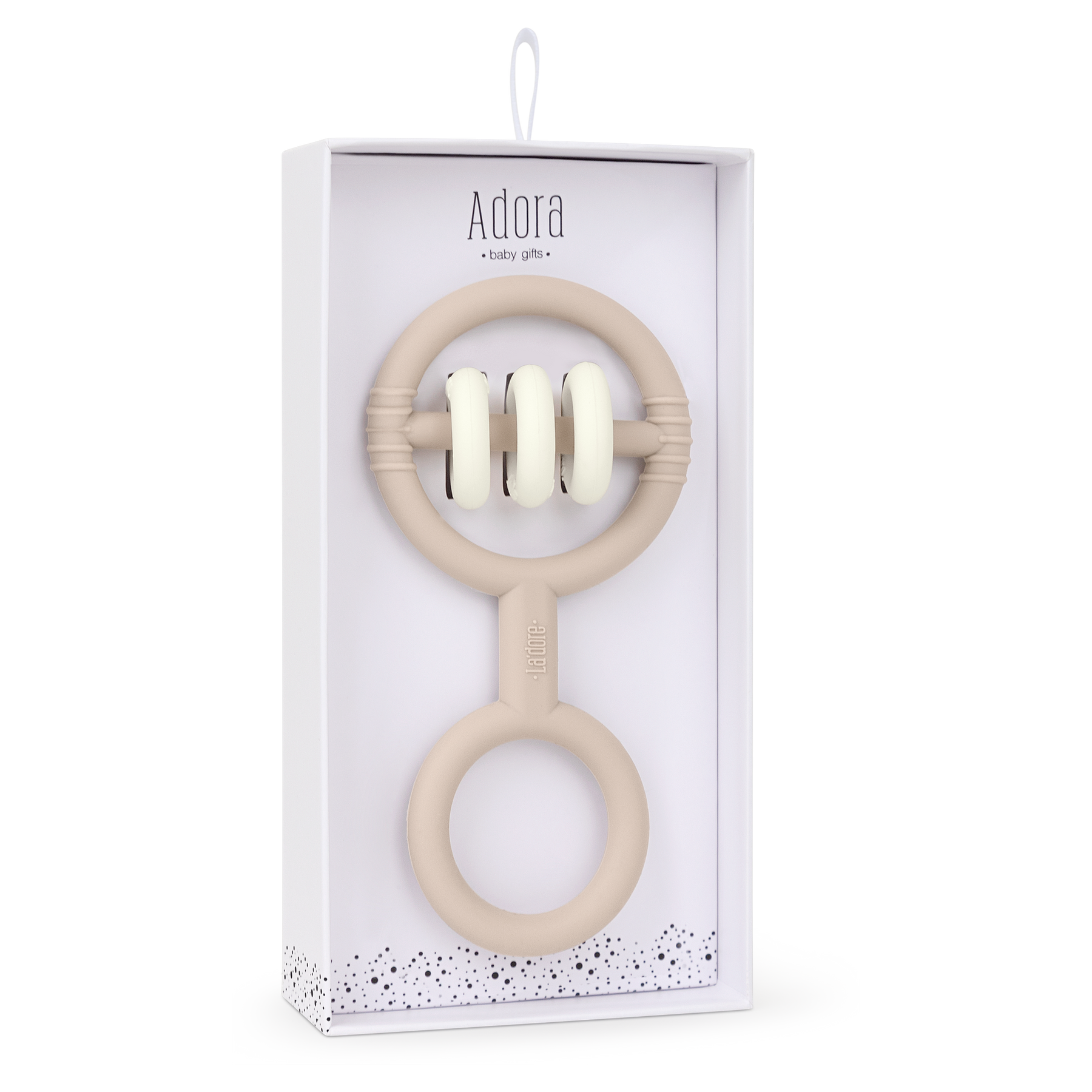 Teether Rattle Packaging Adora Rattle/Teether - Saddle – Infantinibaby
