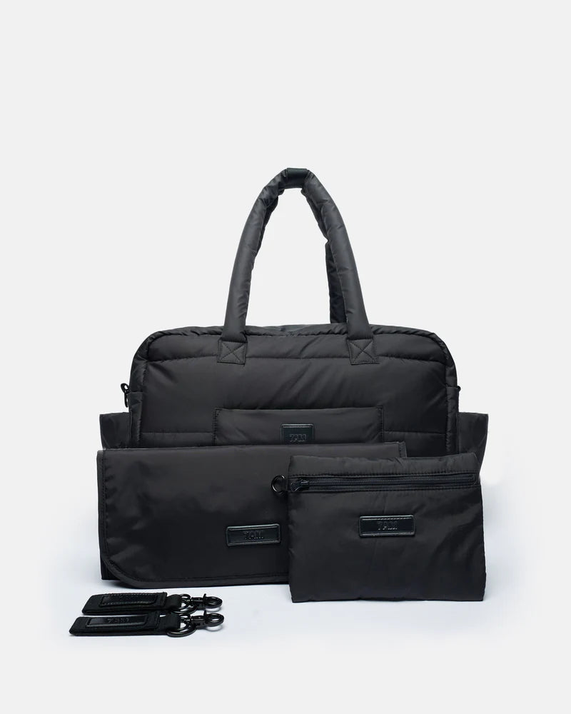 7AM Enfante Soho Carryall Diaper Bag - Black