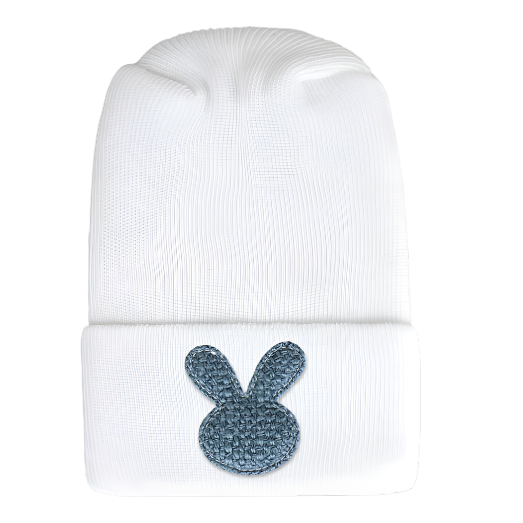 Adora Hospital Hat - Weave Denim Bunny
