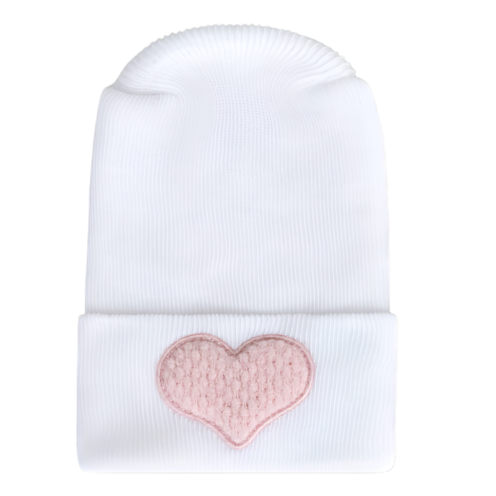 Adora Hospital Hat - Weave Mini Blush Heart