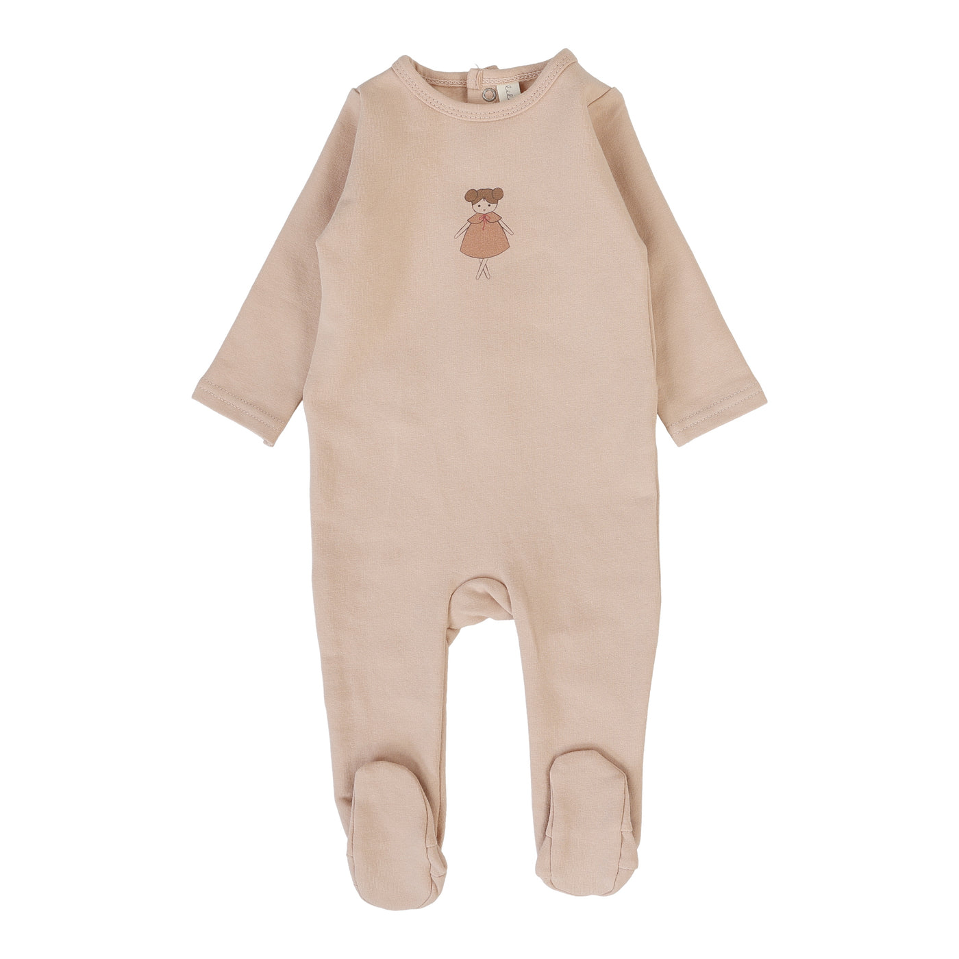 Lilette Graphic Doll Pink Cotton Footie