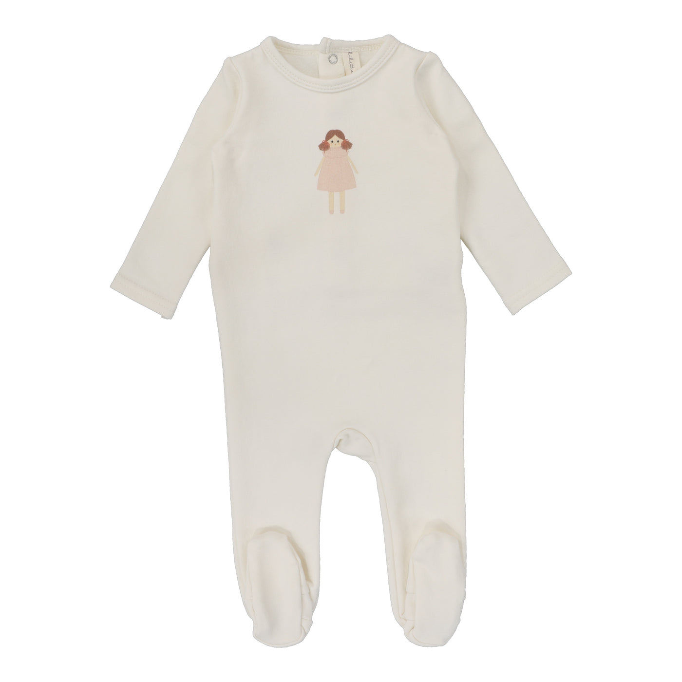 Lilette Handdrawn Doll Milk Footie