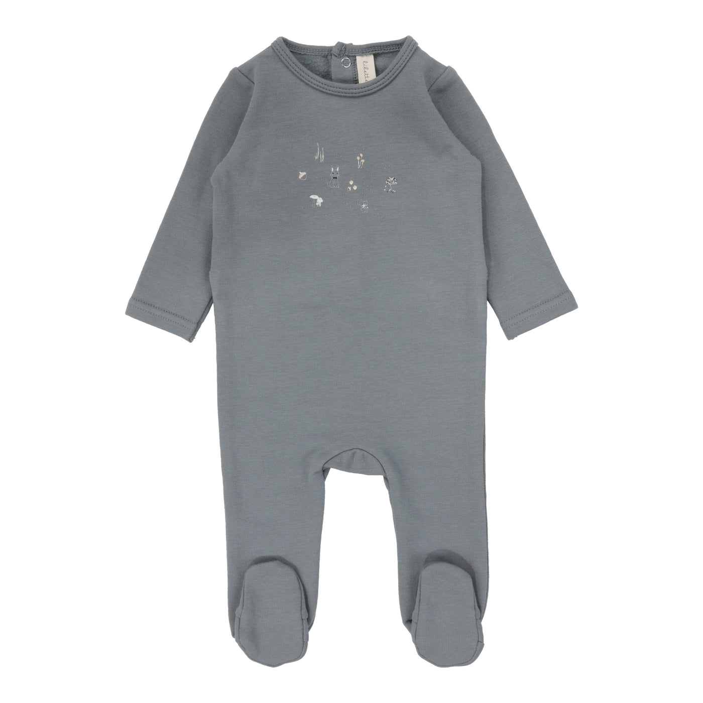 Lilette Forest Print Cloud Cotton Footie