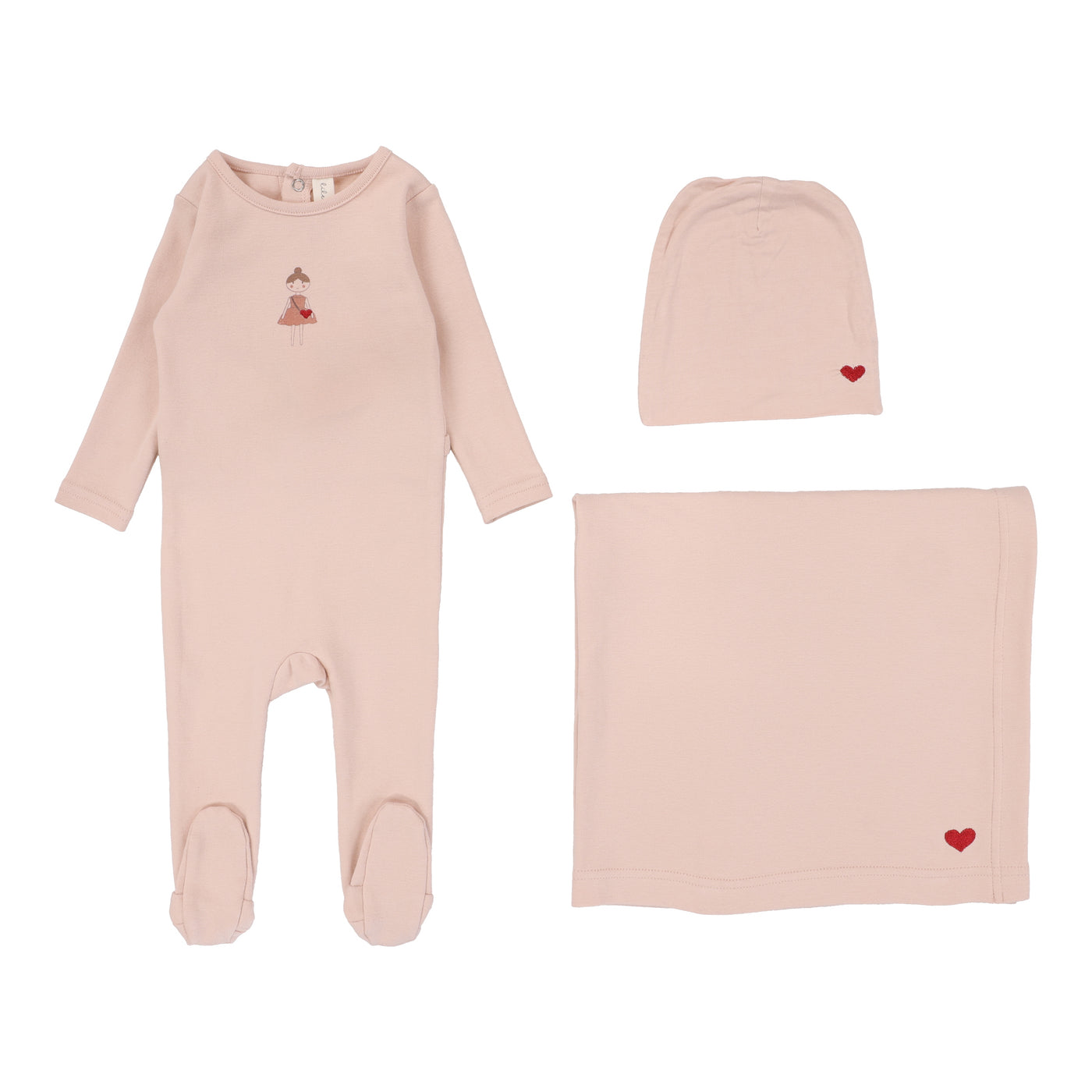 Lilette Doll Pink Three Piece Set