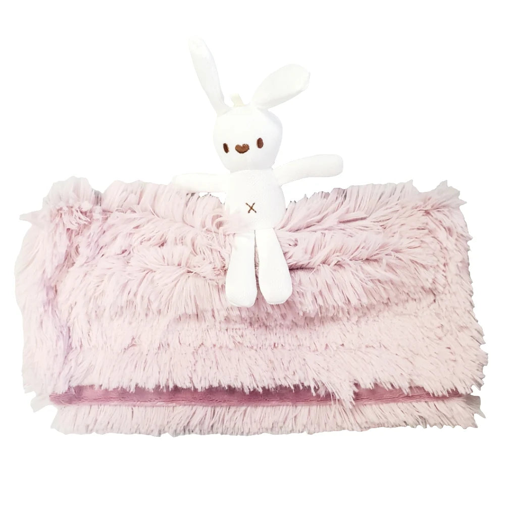 Winx + Blinx Shaggy Mauve Bunny Lovey