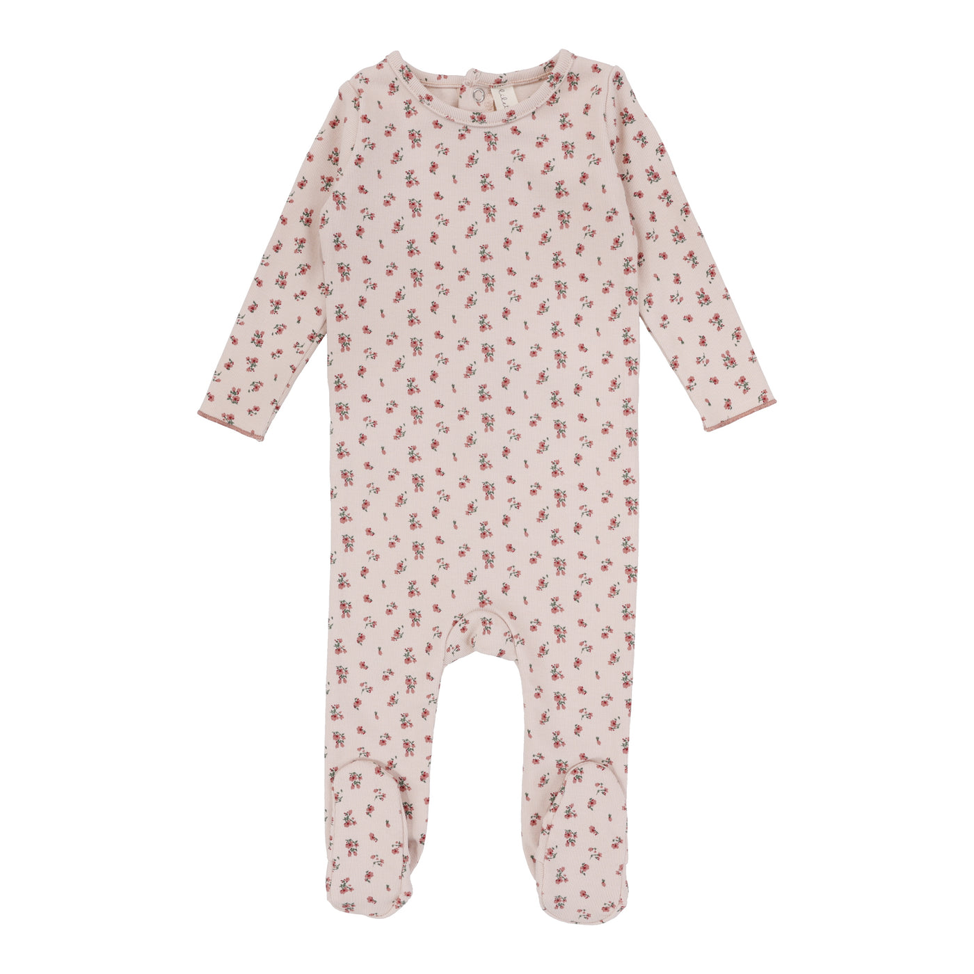 Lilette Vintage Floral Pink Footie