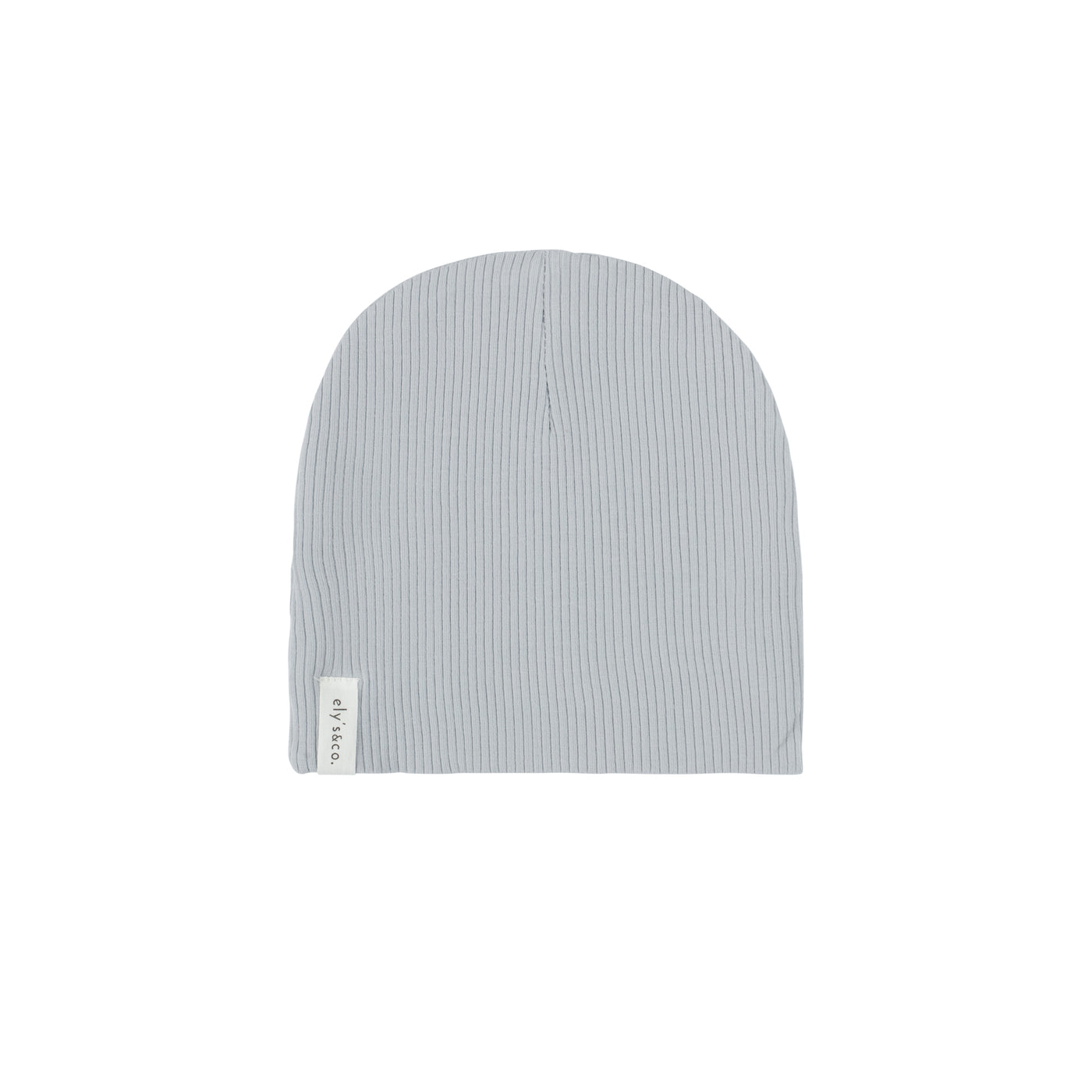 Ely's & Co. Beanie Solid Rib Pearl Blue