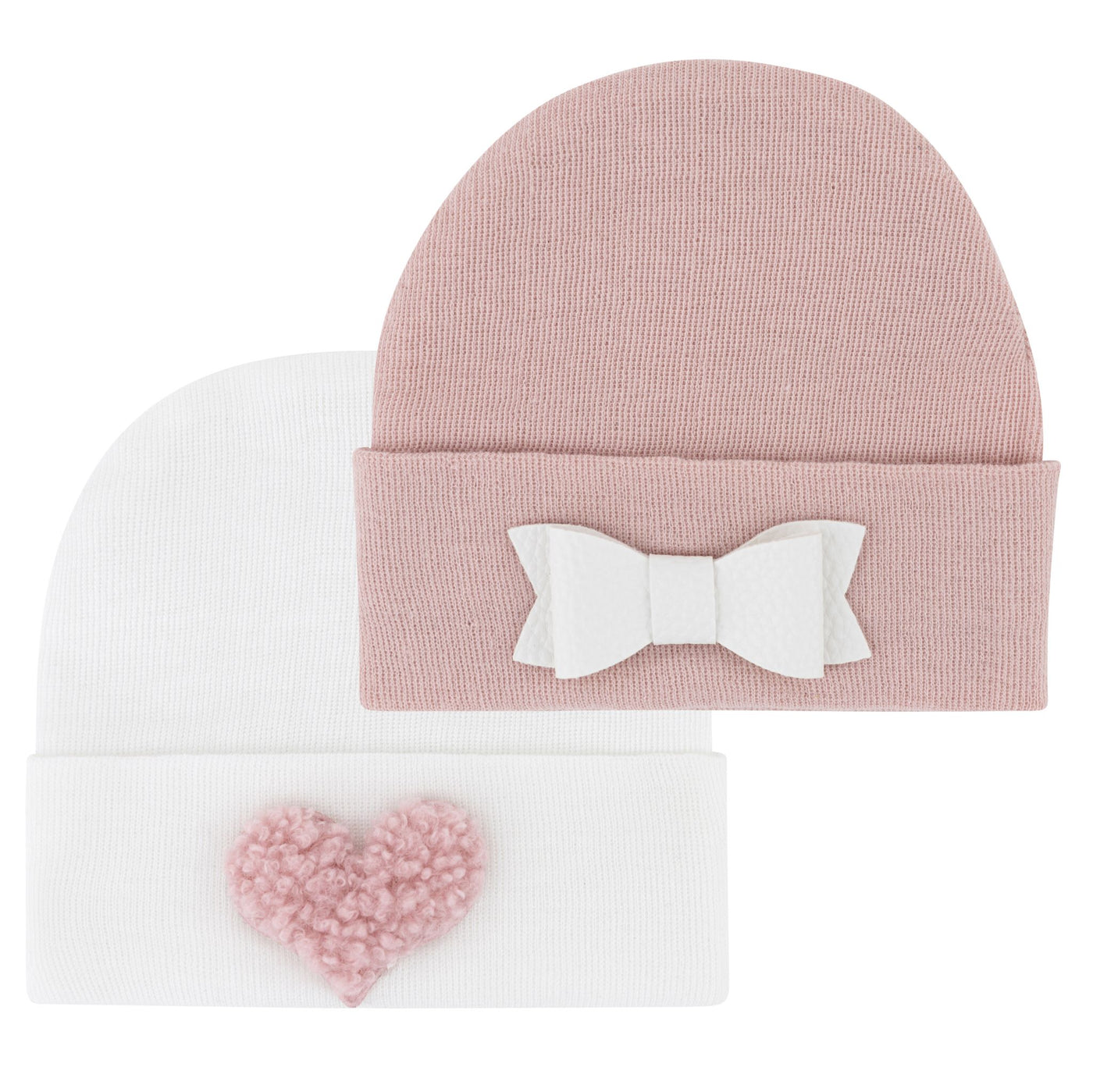 Ely's & Co. Hospital Hats Two Pack Pink/White