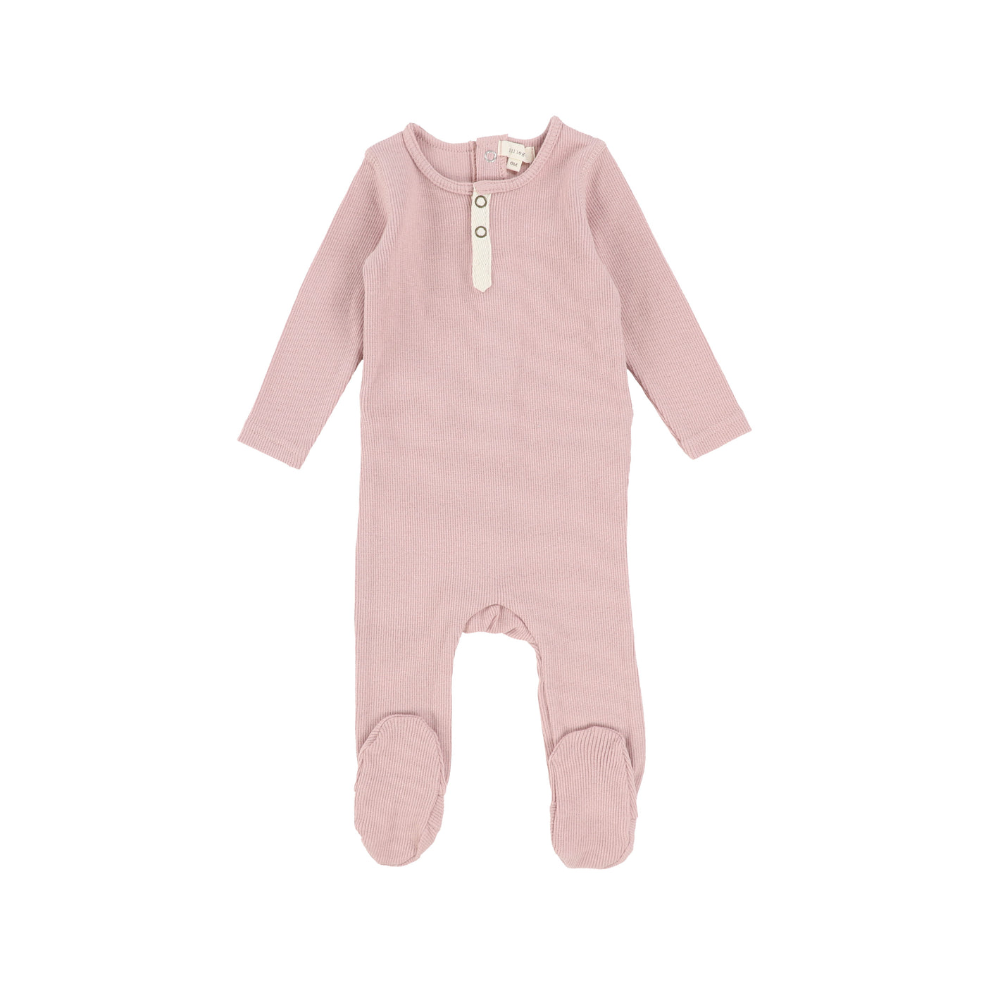 Lil Legs Ribbed Tab Petal Pink Three Piece Set