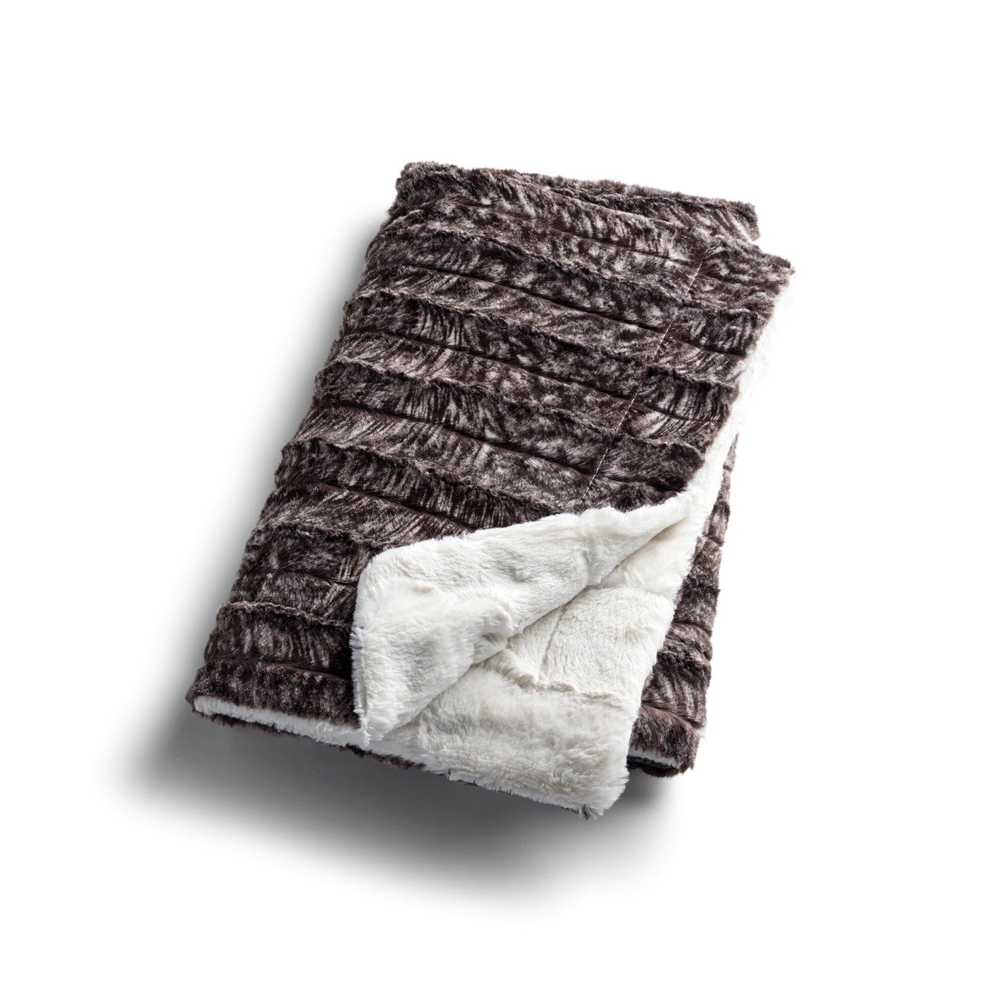 Zandino Wyatt Chocolate Furry Blanket