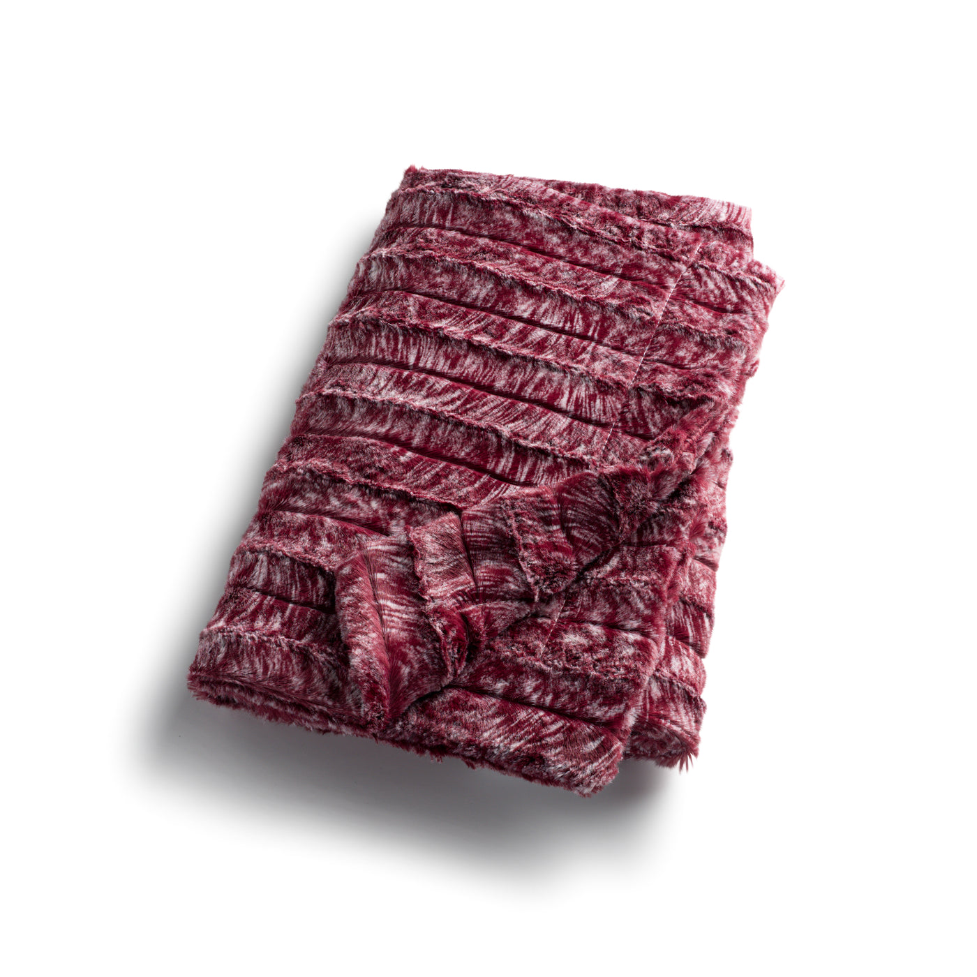 Zandino Wyatt Merlot Furry Blanket Infantinibaby